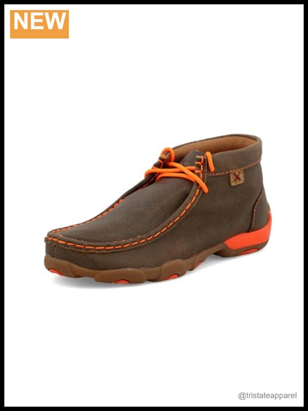 Twisted X Handcrafted Full Grain Leather Moc Toe Chukka Boot